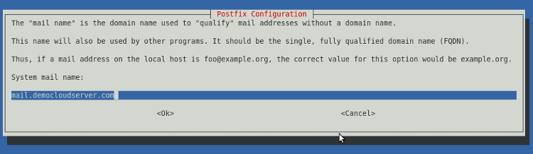 The base Postfix and MySQL